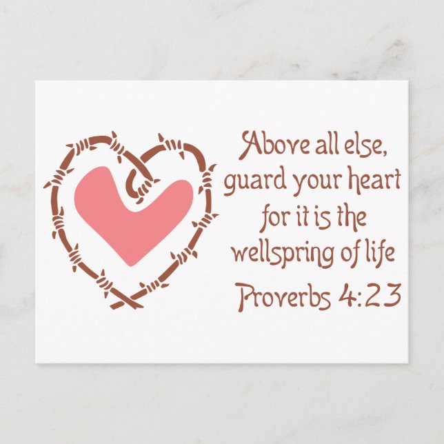 Guard Your Heart Postcard (Front)