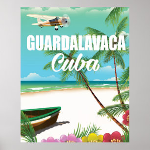 Guardalavaca beach vacation poster
