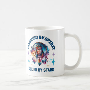 Guarded by Spirit, Guided by Stars Coffee Mug