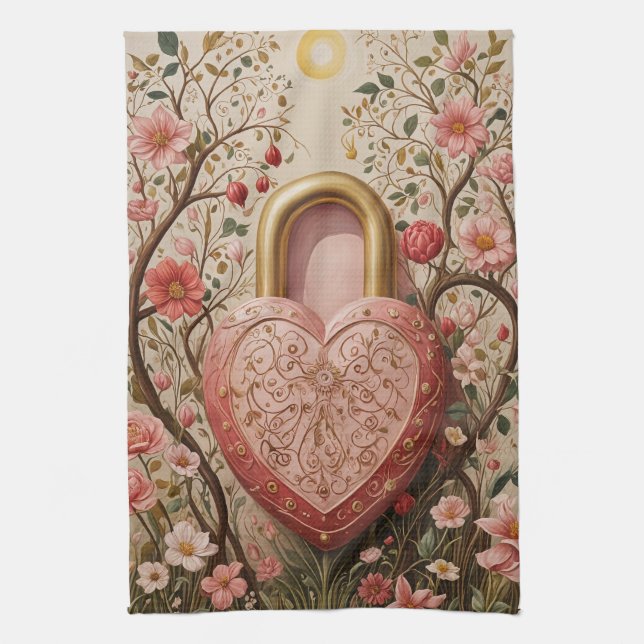 Guarded Heart Kitchen Towel (Vertical)