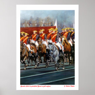 Guardia Civil de gala/Civil Guard in full uniform Poster