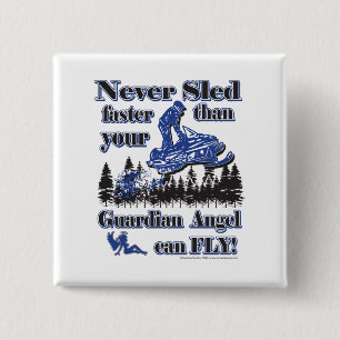 Guardian-Angel 2 Inch Square Button