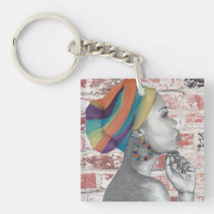 Guardian Angel Acrylic Keychain, (double-sided) Keychain