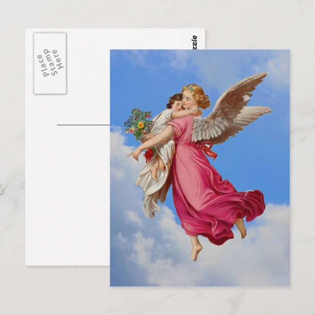Guardian Angel And Child  Postcard (Front/Back)
