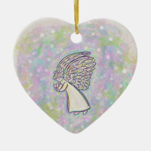 Guardian Angel Art Custom Holiday Gift Ornaments