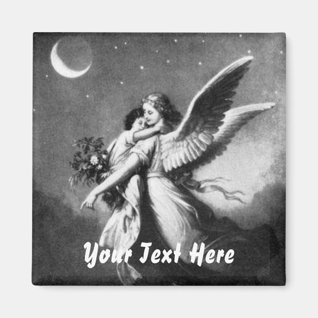 Guardian Angel At Night Magnet (Front)