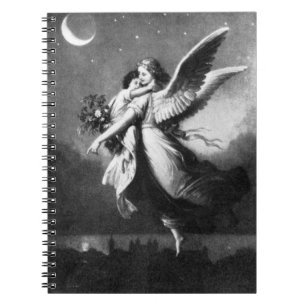 Guardian Angel At Night Notebook