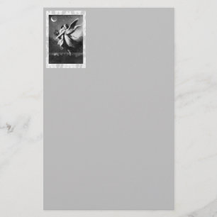 Guardian Angel At Night Stationery