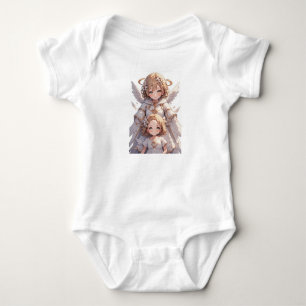 Guardian Angel Baby Girl Bodysuit