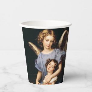 Guardian angel by Joseph Karl Stieler Paper Cups