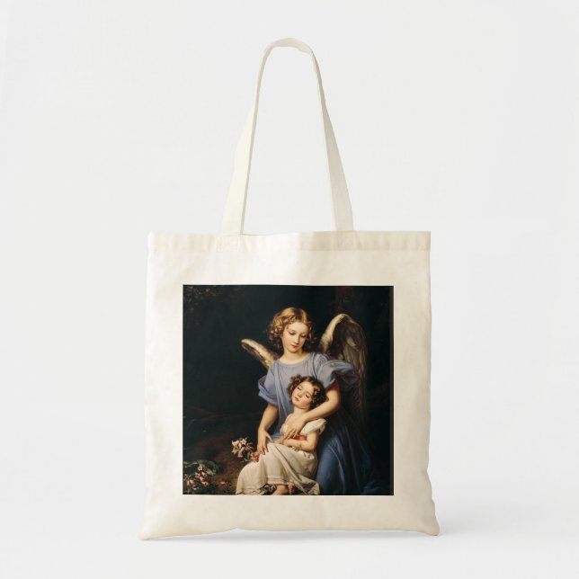 Guardian angel by Joseph Karl Stieler Tote Bag (Front)