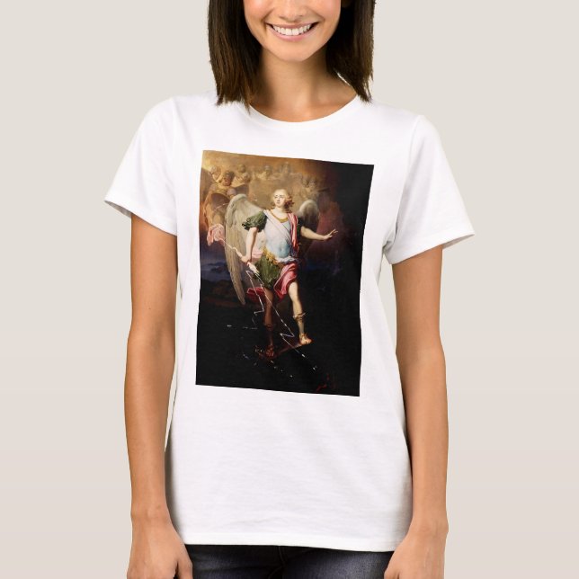 Guardian angel by Vladimir Borovikovsky T-Shirt (Front)