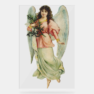 Guardian Angel Divine Watchfulness & Grace Art Acrylic Sign