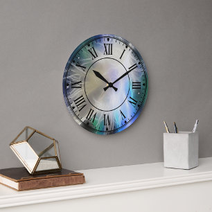 Guardian Angel Feather Wall Clock