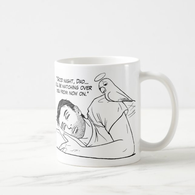 Guardian angel for Dad Coffee Mug (Right)
