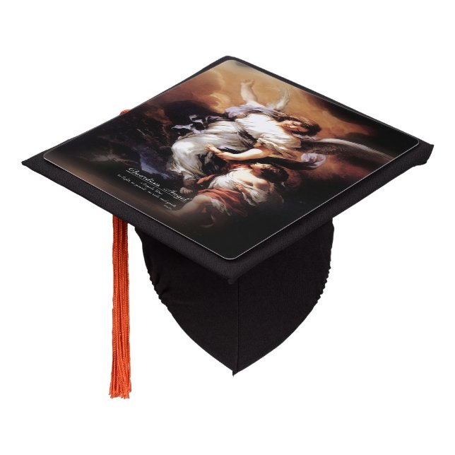 Guardian Angel Graduation Cap Topper (Angled)