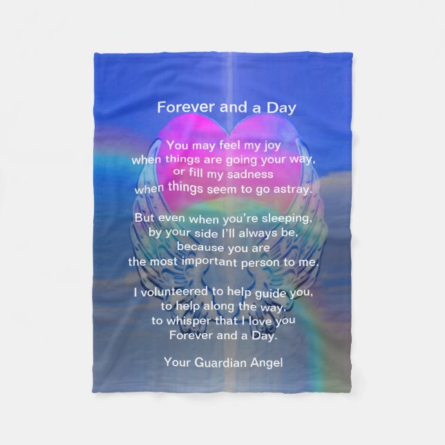 Guardian Angel Heart and Love Blanket (Front)