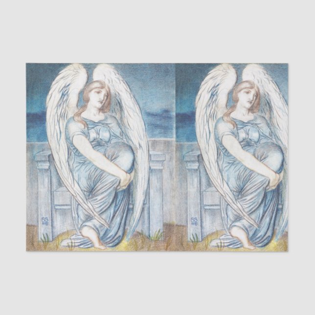 Guardian angel In the Hebrew Bible Tissue Paper (Front)