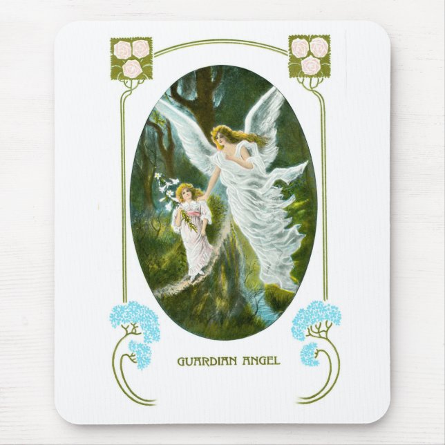 Guardian Angel Mouse Pad (Front)