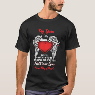 Guardian Angel My Nana Christmas She Watches Over T-Shirt