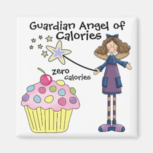 Guardian Angel of Calories by SRF Magnet