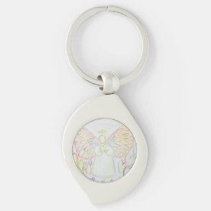 Guardian Angel of Hearts Custom Keychains