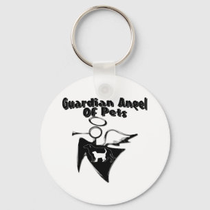 Guardian Angel Of Pets Keychain