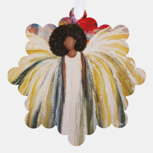 Guardian Angel Paper Ornament  Card