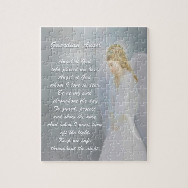 Guardian Angel Poem Jigsaw Puzzle (Vertical)
