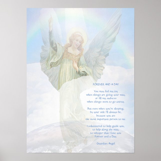 Guardian Angel Poem Poster (Front)