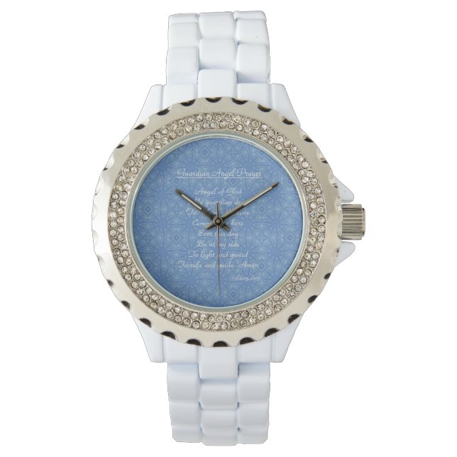 Guardian Angel Prayer Blue Watch (Front)