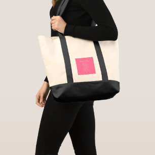 Guardian Angel Prayer Pink Tote Bag