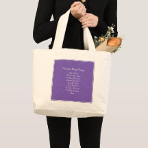 Guardian Angel Prayer Purple
