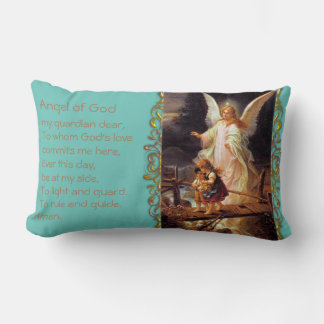 Guardian Angel Prayer Throw Pillow