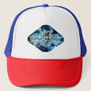 Guardian Angel Print - Bone Trucker Hat