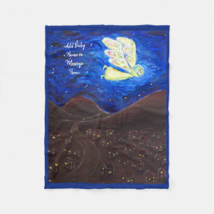 Guardian Angel Soft Fleece Custom Baby Blanket