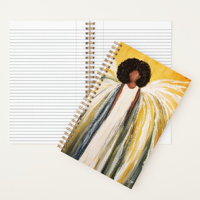 Guardian Angel Spiral Notebook (Inside)