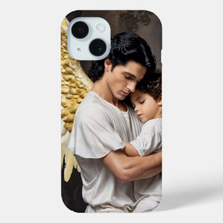 ‘Guardian Angel: to Watch over the Little Ones iPhone 15 Case