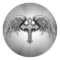 Guardian Angel Winged Cross Design
