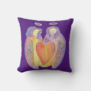 Guardian Angel Wings Love Decorative Throw Pillow