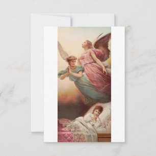 Guardian Angel With Child Devotional Holy Card