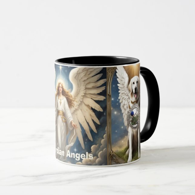 Guardian Angels Invocation and Gratitude Mug (Front Right)