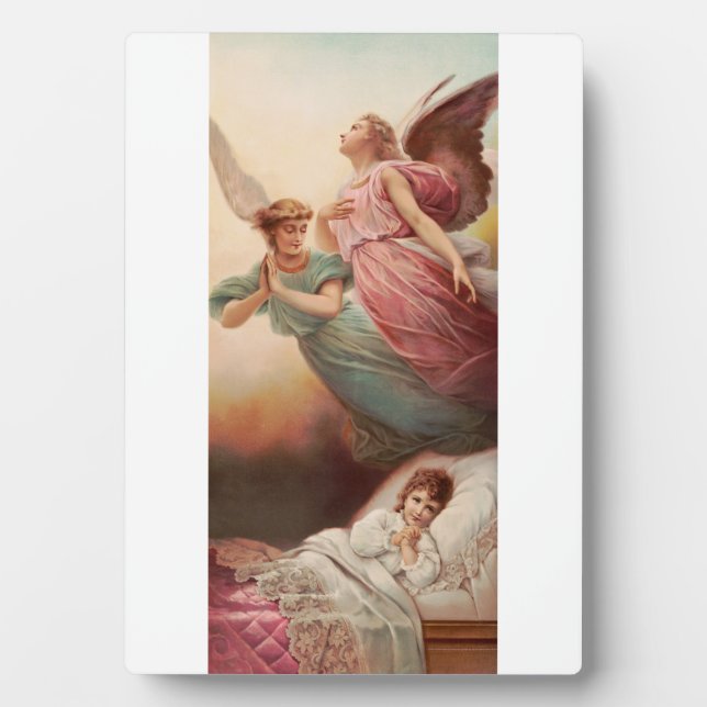 Guardian angels with child plaque (Front)