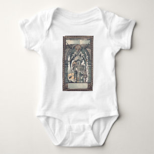 Guardian angels with Jesus child Baby Bodysuit
