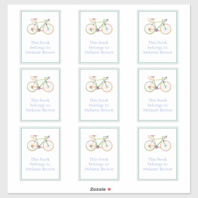 Guardian Bike Bookplate (Sheet)