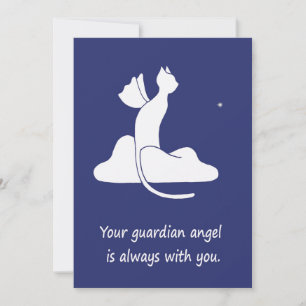 Guardian Cat Holiday Card