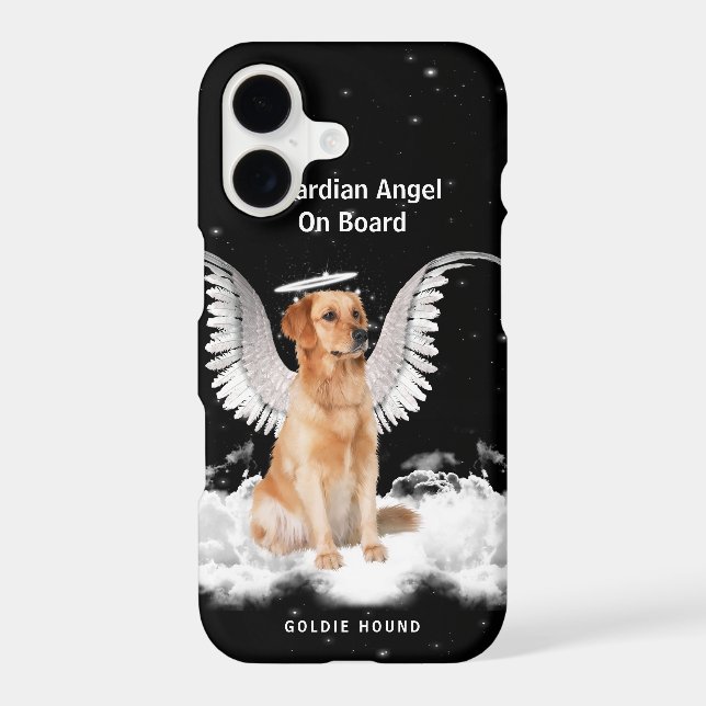 Guardian Golden Retriever with Your Dog's Name (Back)