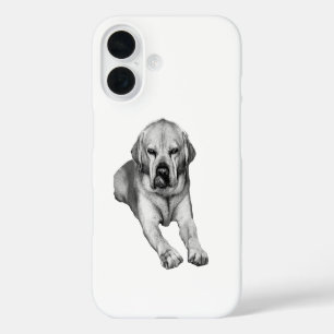Guardian in Grayscale iPhone 16 Case