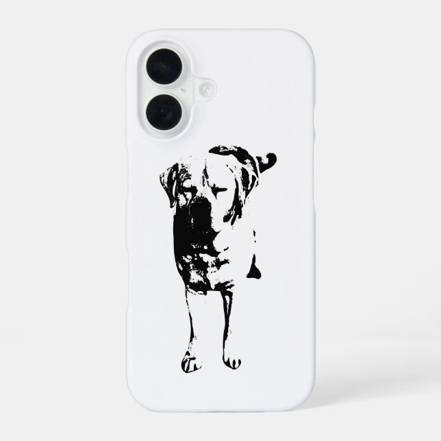 Guardian in Ink iPhone 16 Case (Back)