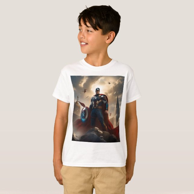 Guardian of Legends: The Marvel Protector T-Shirt (Front Full)